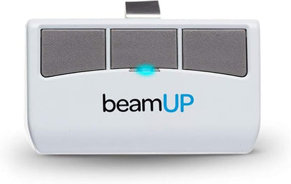Sentry BU400 Smart Garage Door Opener, Heavy-Duty 3/4 Horsepower Equivalent DC Motor, Integrated Edge-to-Edge 3000-Lumen LED, with Beam Home App for Smart Garage Control, White