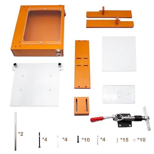 DIY Printed Circuit Board Test Fixture, Universal PCB Test Embryo Frame PCBA Testing Jig Bakelite Fixture Test Rack FPCB Tester Stand (Type B)
