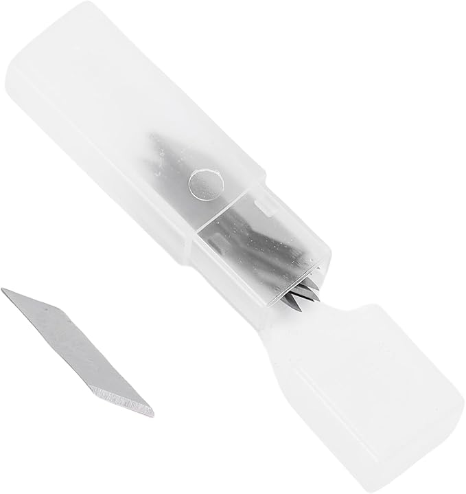 VBESTLIFE 40KHz Ultrasonic Cutter, Handheld Craft Cutting Tool for 3D Prints, PVC, Leather, Type C Power Input and 4 Blades, for DIY, Modeling (FS-S1)