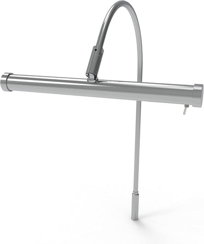 Cocoweb 9 Inch Tru-Slim Chrome Picture Light - LED, 2700K, Adjustable Arm, Plug-in, Toggle Switch, Sleek and Compact Design