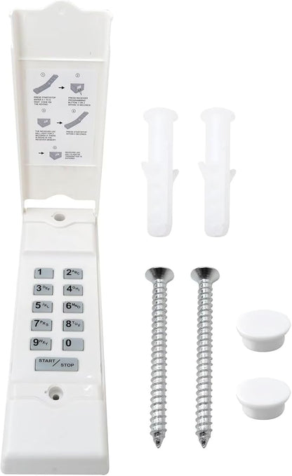 Upgraded Wireless Keypad for Linear MDTK – Secure & Easy-to-Program Garage Door Access