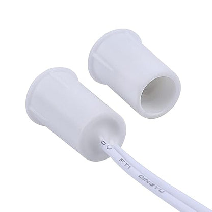 RC-33 NC Recessed Wired Security Window Door Contact Sensor Alarm Magnetic Reed Switch White 10 Pair