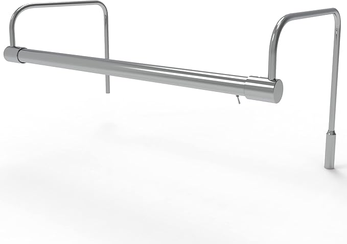 Cocoweb 16 Inch Tru-Slim Chrome Picture Light - LED, 2700K, Adjustable Arm, Plug-in, Toggle Switch, Sleek and Compact Design