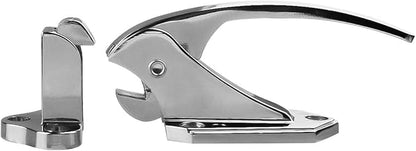 Freezer Door Flush Mounted Walk in Latch Handle, 105mm, Silver Tone