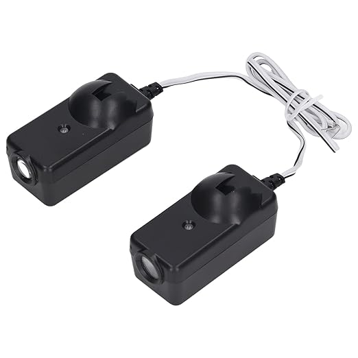 Garage Door ty Sensor Kit, Compatible with, Chamberlain, Sears, Raynor, ABS Construction, High ty with Infrared Technology