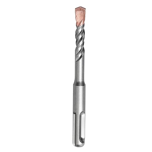 3/16 inch x 6.3 inch (5mm x160mm) SDS Plus Masonry Drill Bit, Rotary Hammer Drill Bit,Concrete Drill Bit for Concrete, Brick, Block (6.3 inch / 160mm Length, 3/16 inch (5mm))