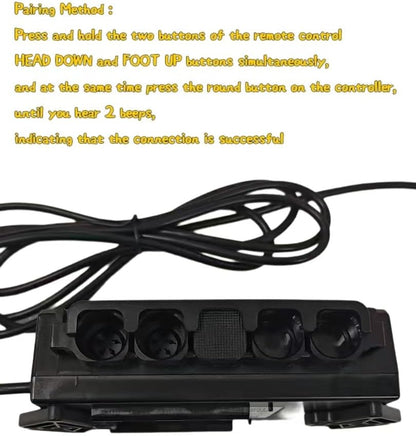Adjustable Bed Remote for Richmat HJH13D Bed Remote Control and HJC18 Control Box Replacement Parts