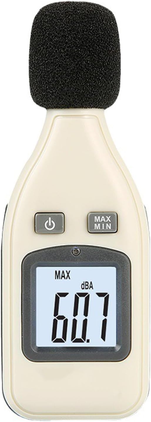 Digital Decibel Meter Sound Levels Reader Sound Meter for Accurate Noise Measurement in Homes Office Construction site