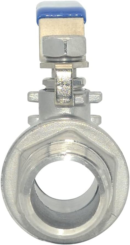 DAN SPEED 1 Inch Male x Female NPT Ball Valve S304 Stainless Steel,Full Port Heavy Duty for Water, Oil, and Gas,1000WOG (1 inch)