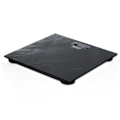 Digital Bathroom Scale with LED Display, Black Marble Pattern, Automatic On/Off Function, 180kg Capacity