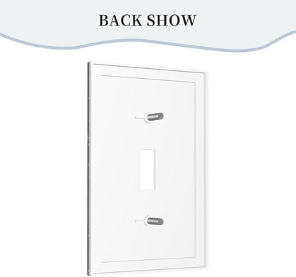 Personalized Wall Plate Decorative Light Switch Cover Night Sky Star Cosmic Starry Fantasy Galaxy Universe Space Single Toggle Switchplate 1 Gang Switchcover Decora Light Switch Plate