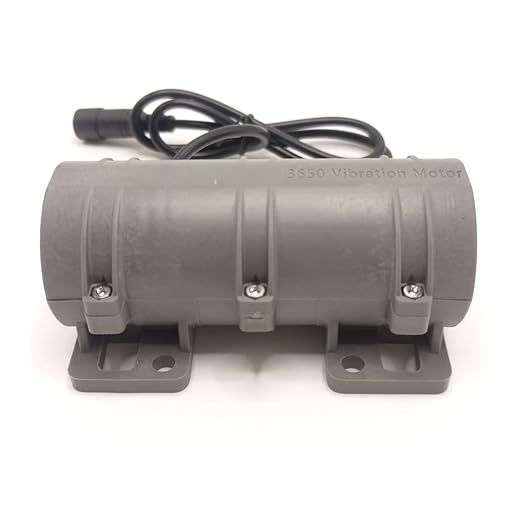 24V Vibration Motor, with 110V Adjustable Speed Power Adapter, 3800RPM, Rotary Speed for Massage Bed Vibration Alert Chair, Shaker Motor