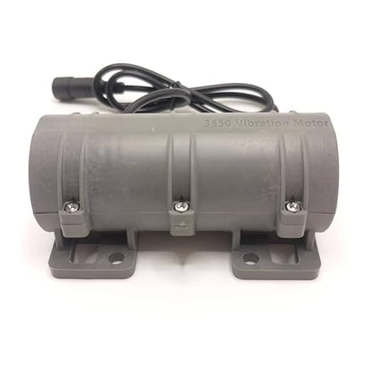 24V Vibration Motor, with 110V Adjustable Speed Power Adapter, 3800RPM, Rotary Speed for Massage Bed Vibration Alert Chair, Shaker Motor