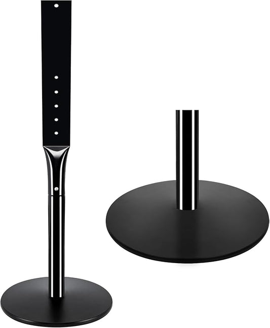 Heavy Duty Parking Sign Post Stand 49", 20lbs Cast Iron Base Sign Post for Outside Sign Holder, Yard Sign Stand, Street Sign Post, Black