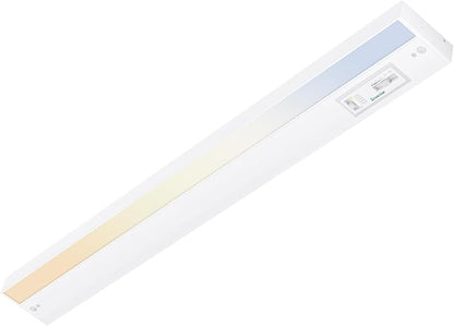 Ensenior 18 Inch LED Under Cabinet Lighting Hardwired, 5CCT, 10W 650LM, 2700K/3000K/3500K/4000K/5000K, Wired Under Cabinet Lights, Dimmable Under Counter Lights for Kitchen, FCC, 1 Pack