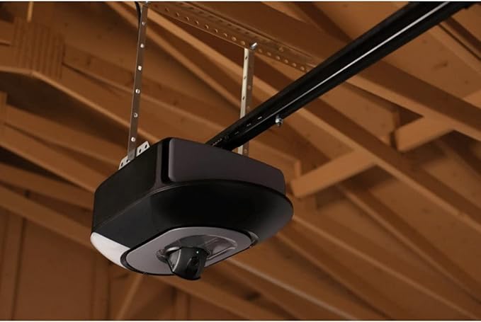 Chamberlain B4643T Smart Built in Camera-myQ Smartphone Controlled-Ultra Quiet, Strong Belt Drive, Blue Garage Door Opener