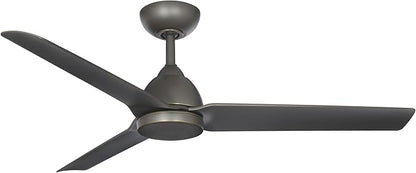 WAC Lighting F-001-OB Mocha 54" Outdoor Ceiling Fan & Remote, Oil Rubbed Bronze