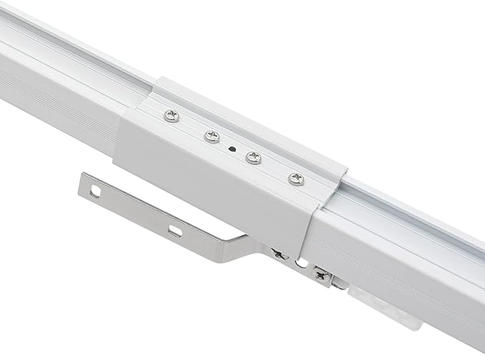 Xuthusman Smart Electric Curtains Track，Automatic Curtain Opener, Motorized Curtains Rod With Remote，Electric Curtain Rail for Home Automation Compatible