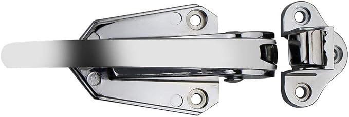 Freezer Door Flush Mounted Walk in Latch Handle, 105mm, Silver Tone