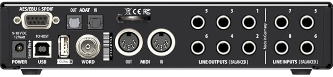 RME Fireface UCX II Desktop 20x20 USB Audio/MIDI Interface Bundle with Ferrofish Pulse8 AE 8x8 AD/DA Converter with ADAT
