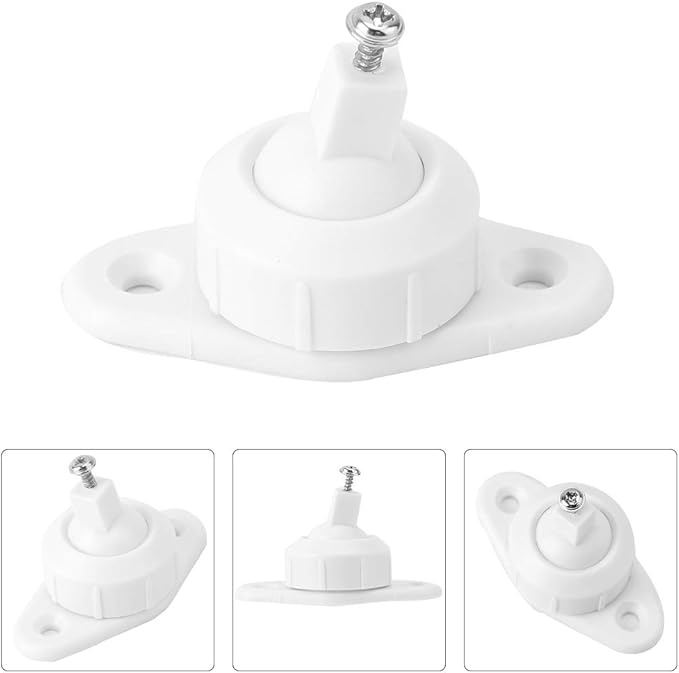 Dioche Universal Alarm Bracket, Sensor Mounting Bracket Wall-Mounted Short Leg Bracket for PIR Infrared Motion Alarm Detector