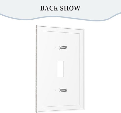 Decorative Light Switch Plate Covers Gothic Vintage Abstract Brown Patterns 1 Gang Wall Plate Single Toggle Switch Cover Plate Jumbo Electrical Switchplate Receptacle Faceplate for Bedroom