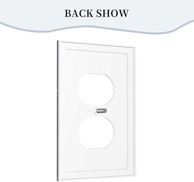 Wall Plate Decorative Light Switch Plate Covers Blue Night Sky Star Cosmic Starry Fantasy Galaxy Universe Space Single Duplex Switchplate 1 Gang Outlet Plate for Home Bedroom Bathroom Decor