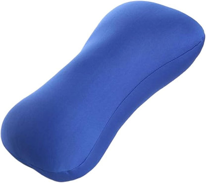 Microbead Bolster Tube Pillow - Travel Comfort Cushion | Cylindrical Neck Roll Support | Soft Bean Bag Body for Airplane Car Recliner Sleeping, Ergonomic Lumbar Aid, Home Rest Gift