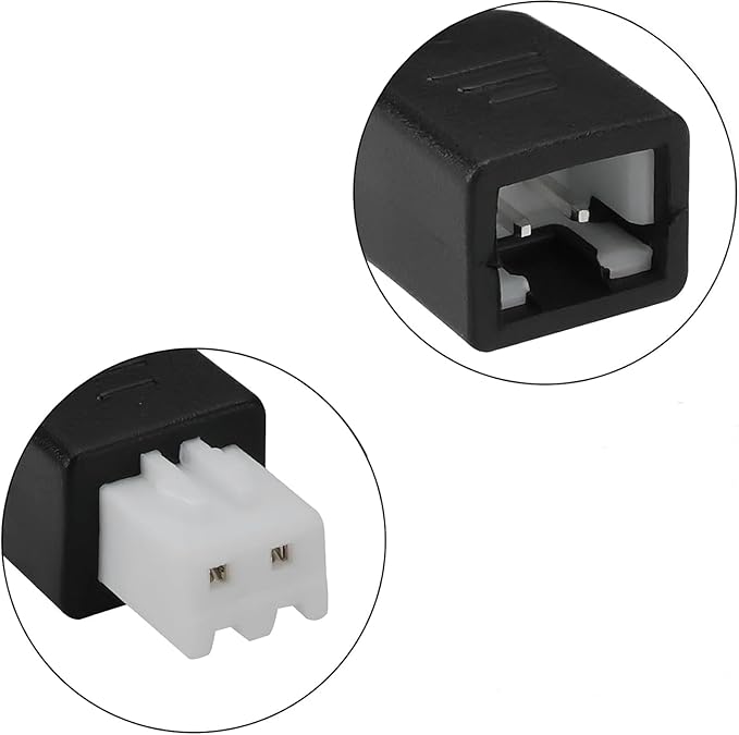 2-Pack Parking Sensor Extension Cable - Includes Two 4.5m (14.763ft) Cables for Extended Pickup Trucks, Sedans, and Vans; Compatible with Front Bumper Sensor Probe Installation
