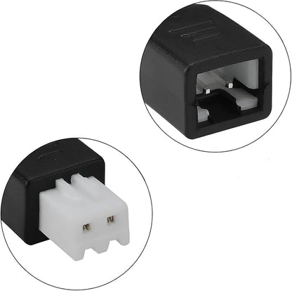2-Pack Parking Sensor Extension Cable - Includes Two 4.5m (14.763ft) Cables for Extended Pickup Trucks, Sedans, and Vans; Compatible with Front Bumper Sensor Probe Installation
