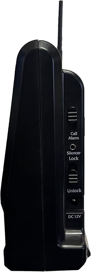 Smart Caregiver Central Monitoring Unit - Wireless Alert System for Elderly Care, Supports up to 40 Sensors, 300-ft Range, Ideal for Assisted Living & Home Use (Model 433-CMU)