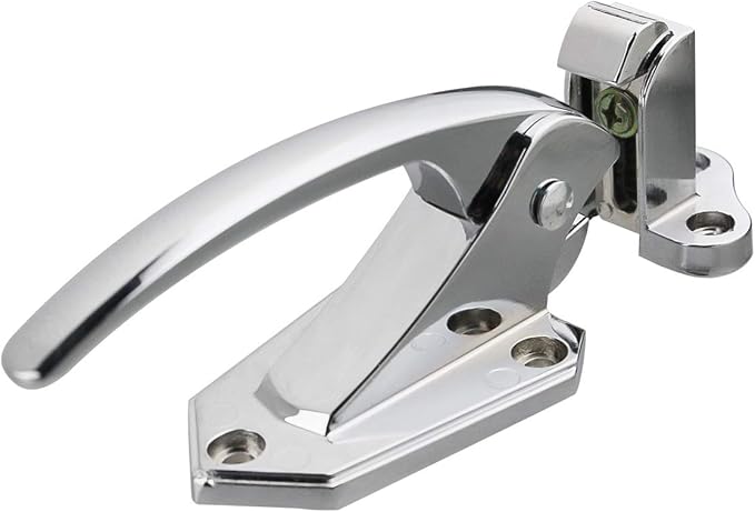 Freezer Door Flush Mounted Walk in Latch Handle, 105mm, Silver Tone