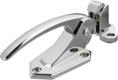 Freezer Door Flush Mounted Walk in Latch Handle, 105mm, Silver Tone