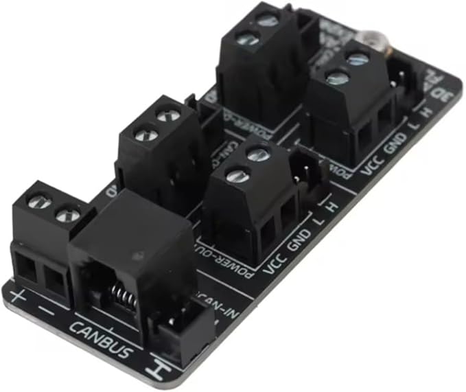 Expansion Board Module For 3D Printer, CANBus Support Up To 4 CAN Boards, Input Voltage 12V-24V, XH2.54 & KF128-5.028-2P Interfaces,For Crystal Interface Motherboard