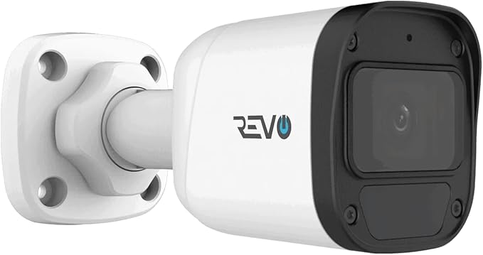 Revo Ultra Blue Series 8CH 4K POE H.265 NVR, 2TB & 6X 2K (4mp) Indoor/Outdoor IR Cameras with Built-in Mic – Remote Access Via Pc, Mac & Phone (No Monthly Fee)