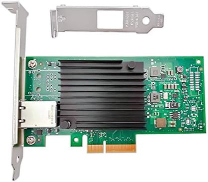 PCI-E PCI Express X4 10Gb Network Interface Card with Intel Chipset X550-T1 Ethernet Single RJ45 Port Server LAN Adapter NIC