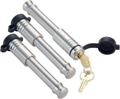 61671 | 3 Pack, Keyed Alike, Receiver Locks for 2" Receiver - Class III & IV
