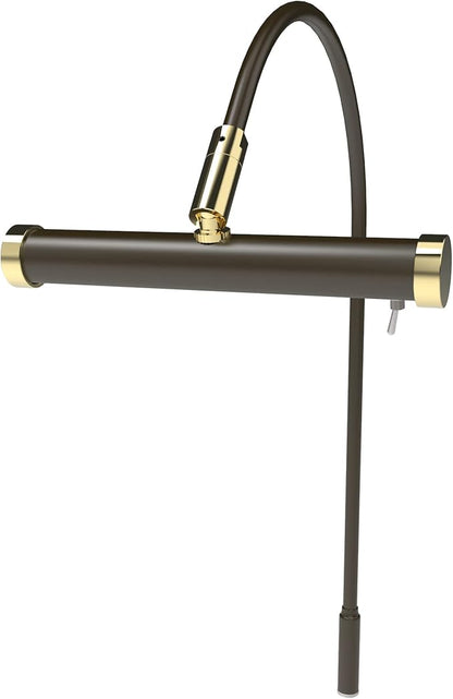 Cocoweb 6 Inch Tru-Slim Mahogany Bronze Picture Light - LED, 2700K, Adjustable Arm, Plug-in, Toggle Switch, Sleek and Compact Design