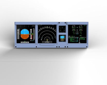 Hoowalt D106 4-in-1 Flight Simulator Display - PFD/ND/ECAM/E/WD for MSFS 2020/2024, Compatible with PMBG, FBW NEOV2 | Windows Home Cockpit Panel for A32X/A35X/A38X