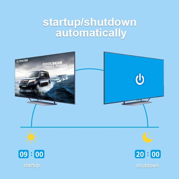 Smart Digital Signage Player with Non-Subscription CMS Software 7x24 Stable Auto Play Make TV Set Become LCD Display Andriod 4K Advertising Media Player(YM05)