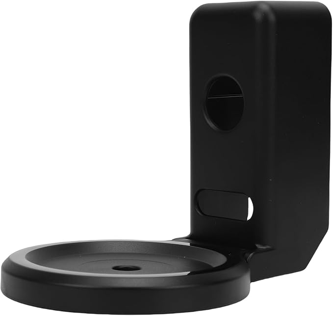 Yosoo Wall Mount Bracket for Dot 4th 5th Gen, Space Saving Speaker Holder Compatible with Smart Home Devices, Adjustable ABS Wall Stand for Living Room or Bedroom Use (Black)