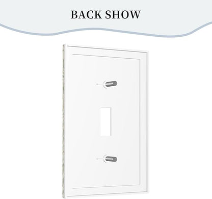 Decorative Light Switch Plate Covers Vintage Morris Willow Leaf Green Leaves 1 Gang Wall Plate Single Toggle Switch Cover Plate Jumbo Electrical Switchplate Receptacle Faceplate