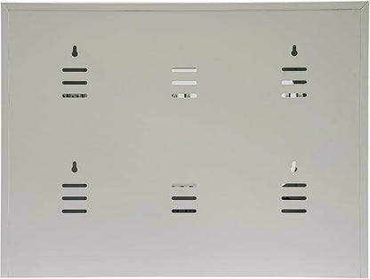 20 Device Charging Station Cabinet with Lock - 200W Multi-Port US Outlet for Phones & Tablets - Wall Mount/Desktop Secure Charging Locker for Schools, Gyms, Hotels - Tempered Glass Door (5V/2A Port)
