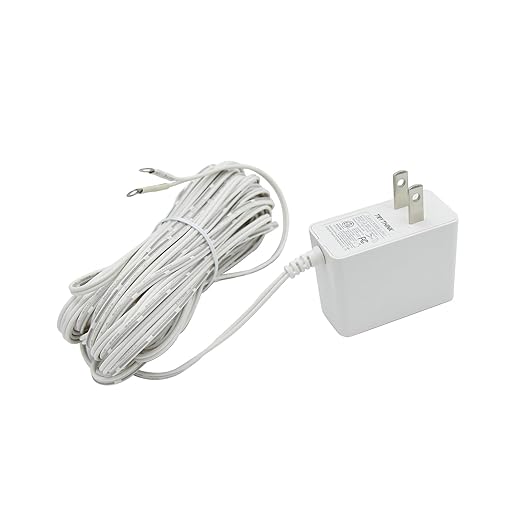 18V 500mA Doorbell Adapter 33 Feet Extra Long Cable ETL Certification Video Doorbell Power Adapter Compatible with Ring Video Doorbell, Video Doorbell 2, Video Doorbell Pro