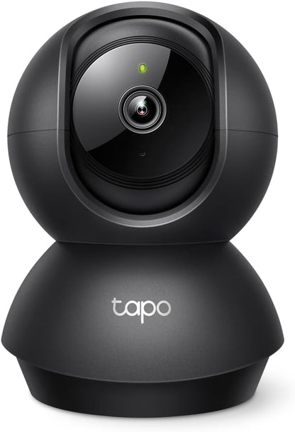 Tapo 2K Pan/Tilt Indoor Security Camera for Baby Monitor, Pet Camera | Motion Detection & Tracking | 2-Way Audio | Cloud & SD Card Storage | Works w/Alexa & Google Assistant | Black C211