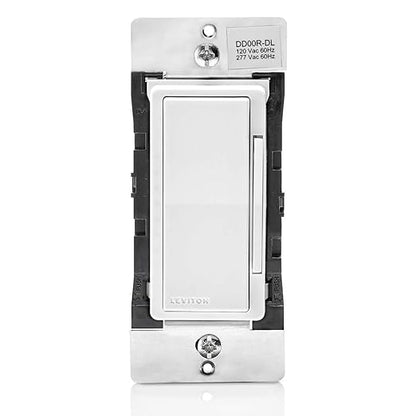 Leviton Decora Smart Dimmer Switch Companion for Multi-Location Dimming (Not for Stand-Alone use), 120/277VAC, 60Hz, DD00R-DLZ, White, Ivory, Light Almond
