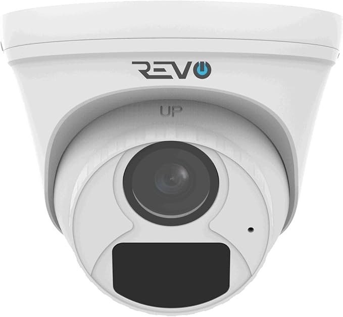 Revo Ultra Blue Series 8CH 4K POE H.265 NVR, 2TB & 6X 2K (4mp) Indoor/Outdoor IR Cameras with Built-in Mic – Remote Access Via Pc, Mac & Phone (No Monthly Fee)