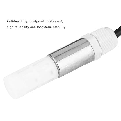 FS400-SHT3X Soil Sensor, Dustproof Temperature Humidity Sensor Stainless Steel Plastic Housing I2C Output, Soil Temperature and Humidity Sensor Probe(SHT35)