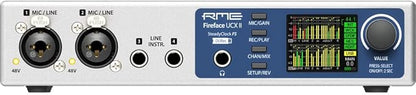 RME Fireface UCX II Desktop 20x20 USB Audio/MIDI Interface Bundle with Ferrofish Pulse8 AE 8x8 AD/DA Converter with ADAT