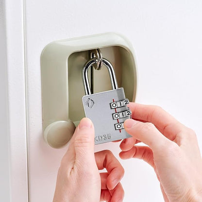 XD35 Combination Lock, 3-Digit Padlock for School Gym Sports LockerLock, Fence, Toolbox, Case, Hasp Storage (1-Pack, Gray)